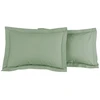 Image de Lot de 2 taies d'oreiller SOFT PERCALE Sauge, Sensei 50 x 70 cm - SENSEI