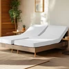 Image de Drap-housse pour Lit Articulé SOFT PERCALE Blanc, Sensei 160 x 200 cm - SENSEI