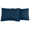 Image de Lot de 2 taies d'oreiller SOFT PERCALE Indigo, Sensei 50 x 70 cm - SENSEI