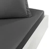 Image de Drap-housse SOFT PERCALE Anthracite bonnet 30 cm, Sensei 160 x 200 cm - SENSEI