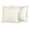 Image de Lot de 2 taies d'oreiller SOFT PERCALE Écru, Sensei 65 x 65 cm - SENSEI