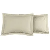 Image de Lot de 2 taies d'oreiller SOFT PERCALE Ficelle, Sensei 50 x 70 cm - SENSEI