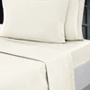 Image de Drap Plat SOFT PERCALE Écru, Sensei 270 x 300 cm - SENSEI
