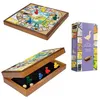 Image de Mixlore Jeu de loie pliable Jeu de société en bois À partir de 6 ans 2 joueurs