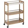 Image de Desserte 3 Niveaux Come L30cm Bois Et Effet Marbre - 5five