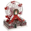 Image de Village lumineux grand roue 20 LED H.28cm musical - Feeric lights & christmas