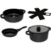 Image de Batterie De Cuisine 24cm En Fonte D'aluminium - 5five