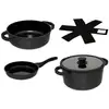 Image de Batterie de cuisine 24cm en fonte d'aluminium EVOLUTION