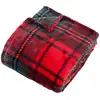 Image de Plaid Flanelle Imprimé Brody Rouge 170x130cm - Atmosphera Créateur D'intérieur