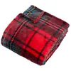 Image de Plaid flanelle imprimé Brody rouge 170x130cm - Atmosphera Créateur dintérieur