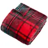 Image de Plaid Flanelle Imprimé Brody Rouge 230x180cm - Atmosphera