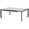 Image de Table De Jardin Carrée 10 Places Evasion Extensible Beige Lin/laurier - Hespéride