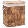 Image de Panier à linge 60L BlackFlora bambou - 5 five simply smart - Beige