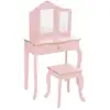 Image de Coiffeuse et tabouret enfant sissi rose l60cm SISSI