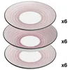Image de Service de Table 18 Pièces Lunis 27cm Rouge