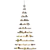 Image de Sapin Mural - FEERIC CHRISTMAS - 120cm - Bois - Multicouleur - Décoration LED