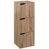Image de Étagère 3 Cases Avec Portes Mix N' Modul Effet Chêne Naturel - 5five