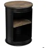 Image de Table dappoint Diego métal noir D335cm - Atmosphera Créateur dintérieur