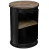 Image de Table d'appoint diego métal noir d33,5cm DIEGO