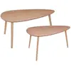Image de Lot De 2 Tables Gigognes Mileo Pin L88/98cm - Atmosphera