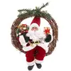 Image de Couronne Père Noël 30cm Velours - Feeric Lights & Christmas