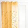 Image de Voilage Izzy jaune moutarde 140x240cm - Atmosphera createur dinterieur - Jaune
