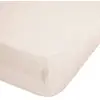 Image de Drap-housse Linah Lin Lavé Beige 140x190cm - Atmosphera
