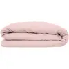 Image de Housse De Couette Linah Lin Lavé Rose 260x240cm - Atmosphera