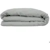 Image de Housse de couette Linah lin lavé vert céladon 260x240cm - Atmosphera Créateur dintérieur
