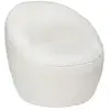 Image de Fauteuil Romi Bouclette Blanc - Atmosphera