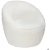 Image de Fauteuil Romi bouclette blanc - Atmosphera Créateur dintérieur