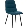 Image de Chaise "sirac" Bleu Canard - Atmosphera Créateur D'intérieur