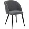 Image de Fauteuil Celeste Velours Côtelé Gris - Atmosphera