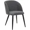 Image de Fauteuil celeste velours côtelé gris CELESTE