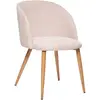 Image de Chaise Celeste Velours Côtelé Beige - Atmosphera