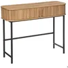 Image de Console 2 portes Colva effet chêne L100cm - Atmosphera Créateur dintérieur