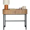 Image de Console 2 portes colva effet chêne l100cm COLVA