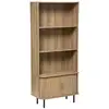 Image de Bibliothèque 2 portes colva effet chêne 80x180cm COLVA