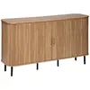 Image de Buffet 2 Portes Colva Effet Chêne 140x80cm - Atmosphera