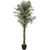 Image de Ficus Artificiel Benjamina Vert Foncé H180cm - Atmosphera