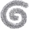 Image de Guirlande De Noël Boa Brin Fin Argent Et Blanc 150x8x2m - Atmosphera