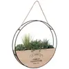 Image de Plante Artificielle Suspendue Krista En Bois Et Métal D44cm - Atmosphera