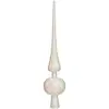 Image de Cimier 1 Boule Brillant Blanc 28cm - Feeric Lights & Christmas