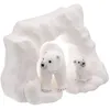 Image de Ours déco Banquise «Manteau» blanc 40 cm   Atmosphera