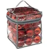 Image de Déco de Sapin de Noël - Feeric Christmas - Kit 52 pièces - Boules Guirlande Cimier - Rouge - PVC