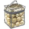 Image de Déco de Sapin de Noël - Feeric Christmas - Kit 52 pièces - Boules Guirlande Cimier - Doré Or