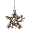 Image de Suspension Nature "etoile Branchage" Rouge 30 Cm - Feeric Lights & Christmas