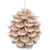 Image de Bougie Pomme De Pin Avec Neige 15.5cm 560 Gr - Atmosphera