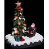 Image de Village Lumineux Père Noël Dans Son Fauteuil 8 Led - Feeric Lights & Christmas