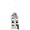 Image de Sujet De Noël Maison Métal Grise 13,5 Cm - Feeric Lights & Christmas